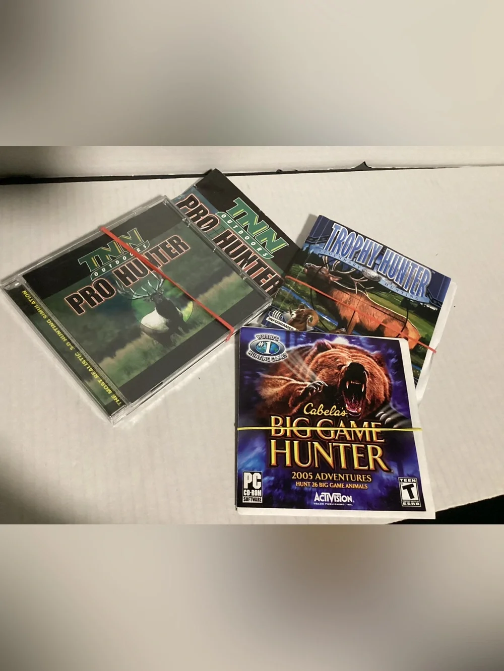 Pro, trophy and cabela big game Hunter PC Game Set of 3-
